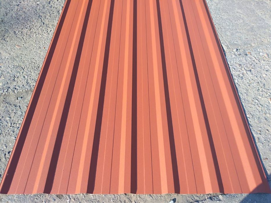 BLACHA trapezowa T-18 8004 CEGLASTY mat - KURIER od ręki