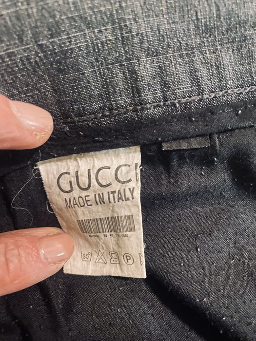 Льняные брюки  Gucci