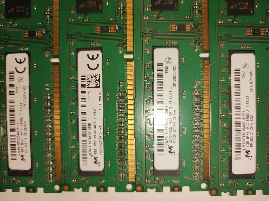 16GB RAM (4GBx4) ddr3 1600mhz