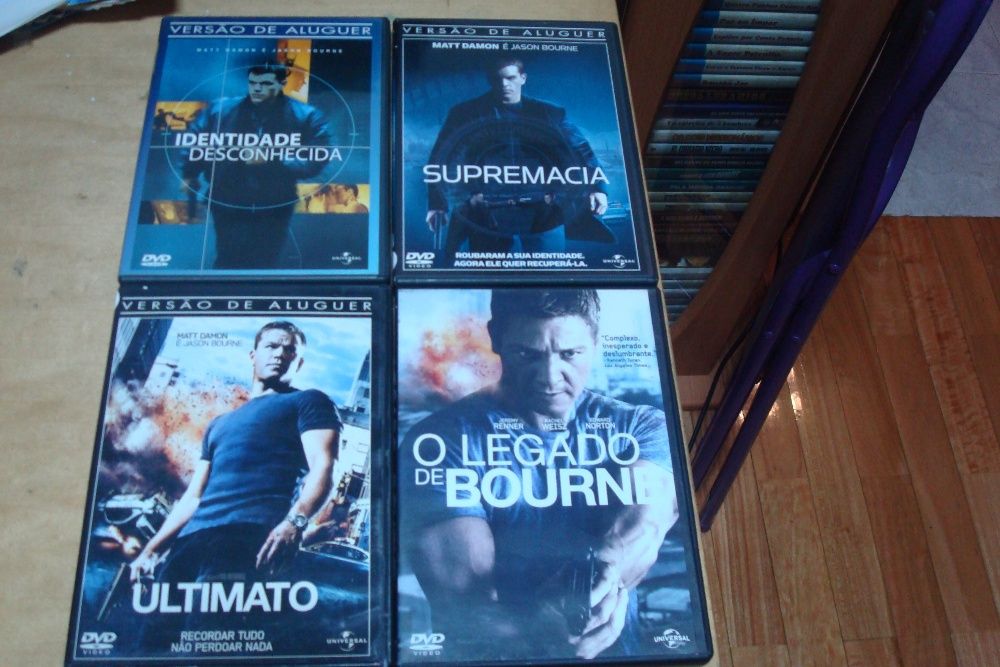 lote coleçoes originais,bourne ,o professor chanfrado, etc
