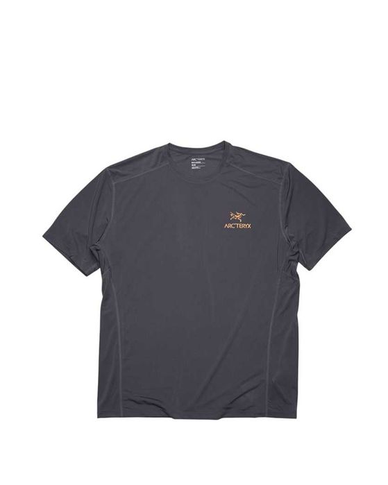 Футболка Arcteryx Motus Arcword Crew SS T-Shirt Gold Logo Black