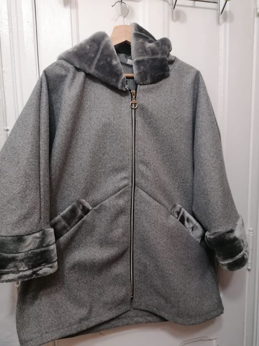 Casaco Cinzento XL Novo