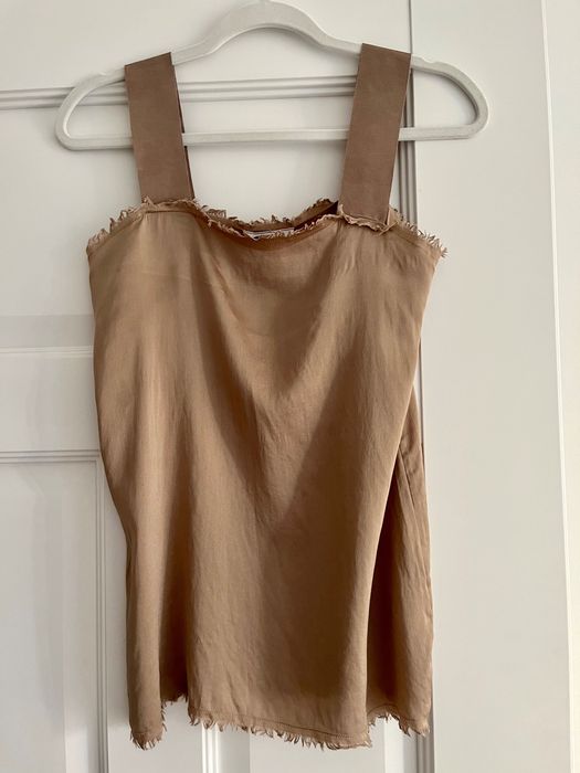 LANVIN Paris!!! jedwabny top M S XS