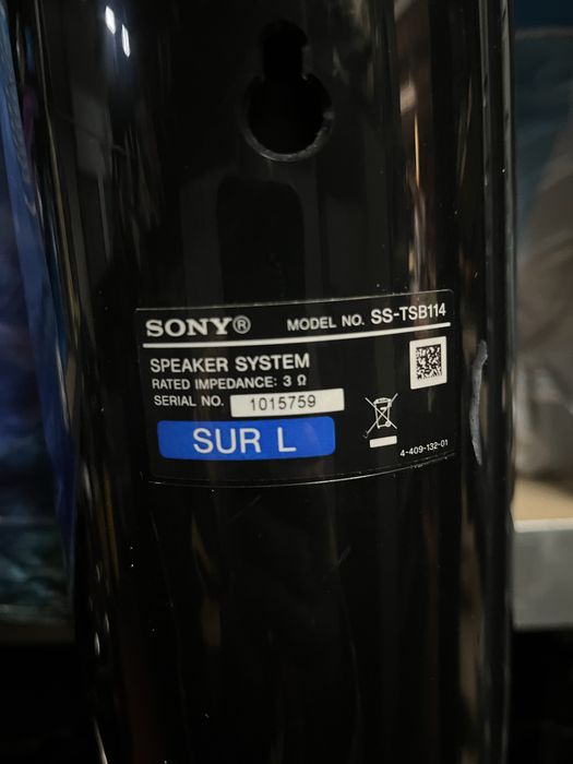 Colunas Sony SS - TSB113 e TSB114