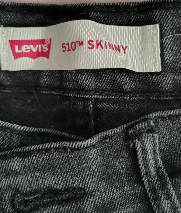 Джинси Levi's оригінал для підлітка чорного кольору