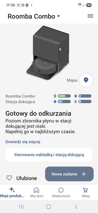 Odkurzacz irobot roomba combo 10 max+stacja dokująca auto wash