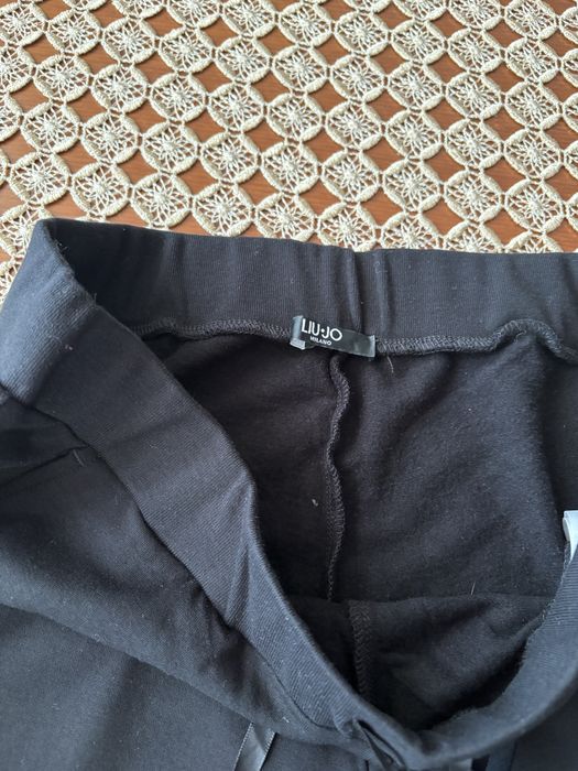 Spodnie damskie, regular, wygodne Liu Jo czarne roz. M - NOWE