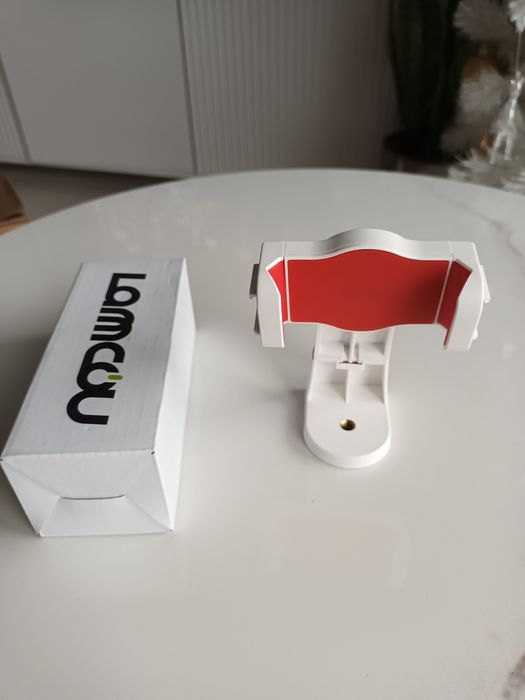 Profesjonalny Uchwyt do Telefonu na Statyw Lammcou – Solidny, Biały