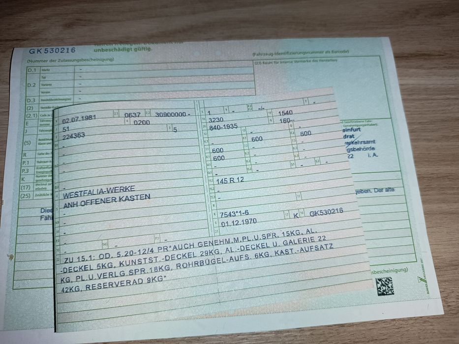 Przyczepka na wahaczach Westfalia DMC 600