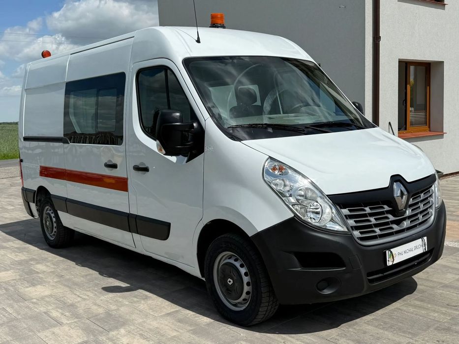 Renault Master  Doka Brygadówka 6 osobowy 2014 Rok Hak 2.5T Sprowadzony-Zarejestrowany