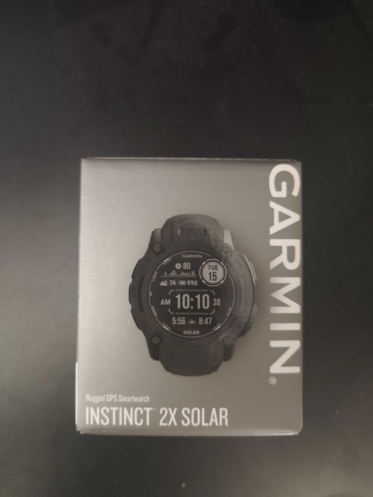 Garmin Instinct 2X Solar Grafite 50 mm — Como Novo