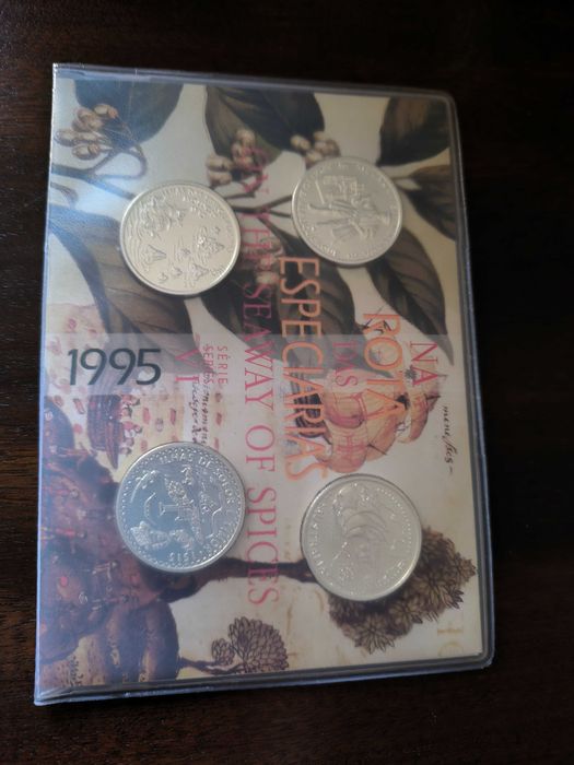Coleção de moedas de prata BNC da série Descobrimentos Portugueses - série VI (1995)