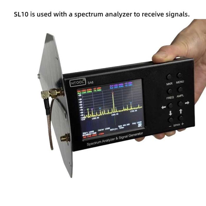 Антена логоперіодична широкосмугова 50MHz-6GHz HTOOL SL10