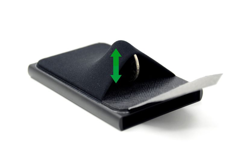 Aluminiowy Cienki Slim Portfel Rfid Etui Karty Czarny Srebrny Złoty