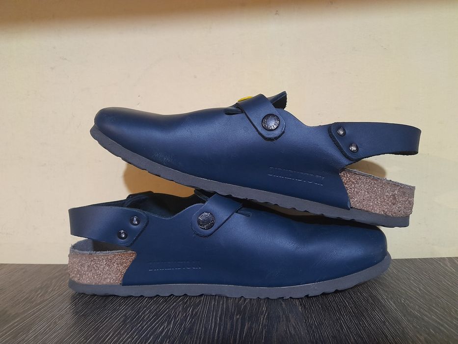 Жіночі шкіряні сабо клогі босоніжки Birkenstock