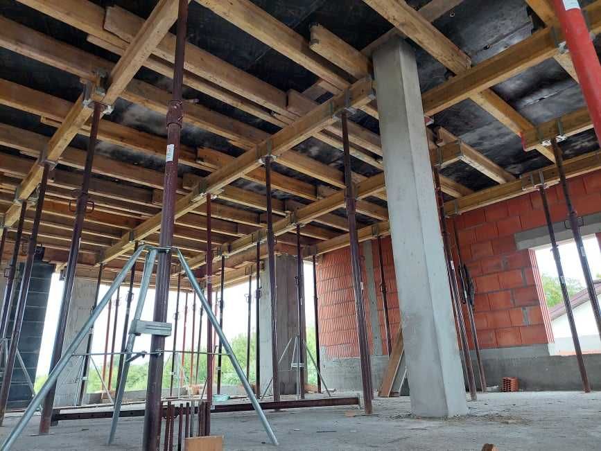 Wynajem stempli podpór szalunków szalunek szalunki stemple budowlane