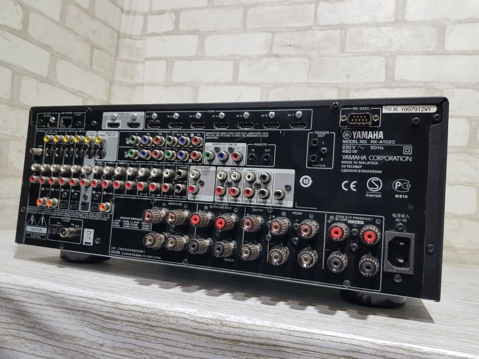7.2 AV ресивер YAMAHA RX-A 1020, *7x170 Вт, HDMI, USB, 4K, б/у з Німеч