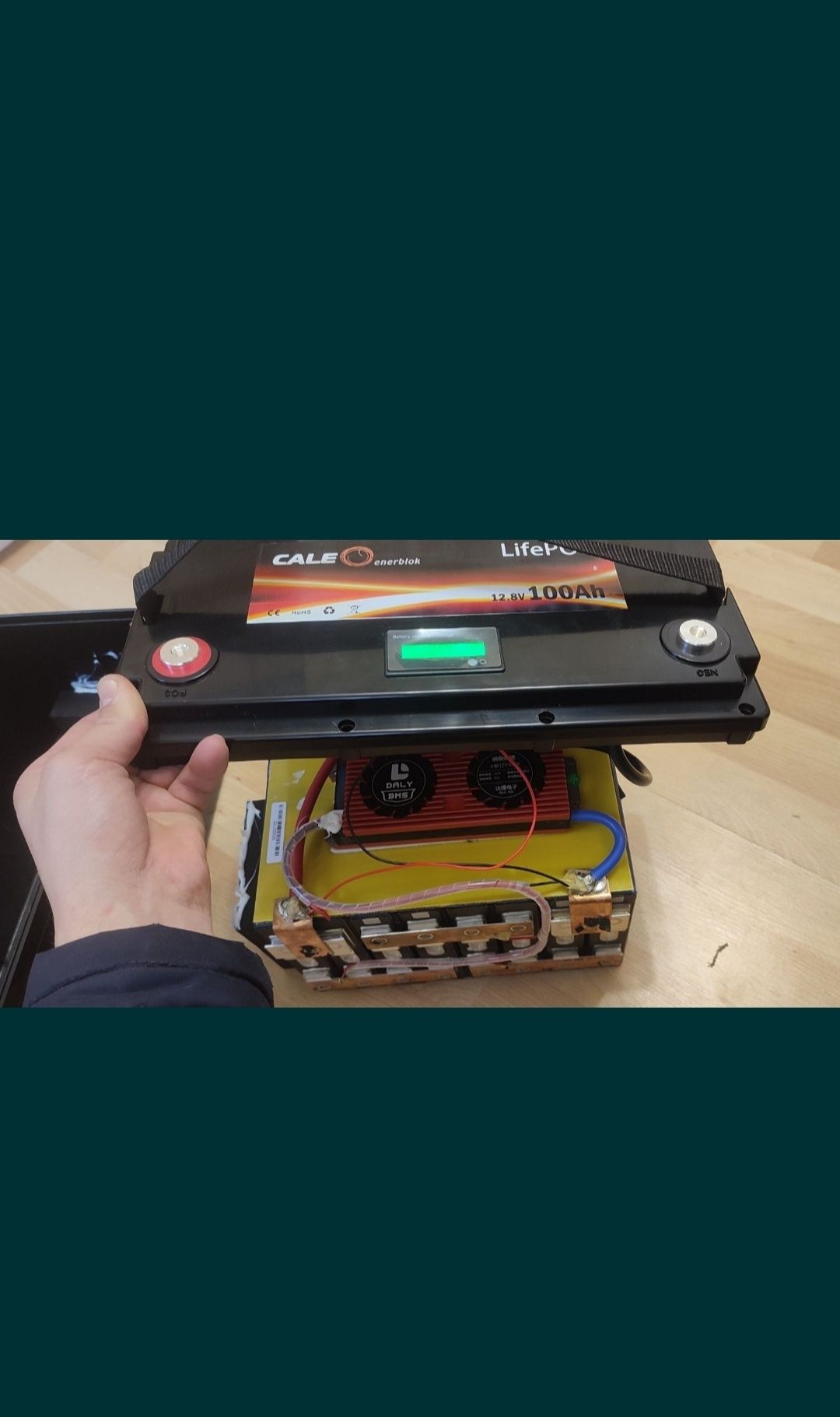 Акумулятор литий -железо фосфат 100Аh 12v lifepo4 Аккамулятор литий ...