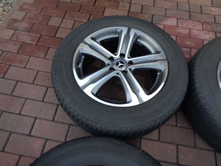 Alufelgi 18 Mercedes GLC X253 C253 z oponami wielosezonowymi ORG 5x112