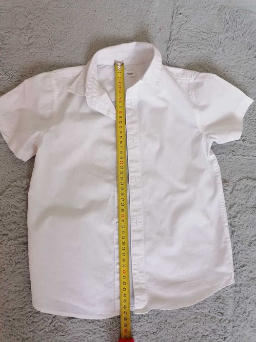 Biała elegancka koszula 122cm