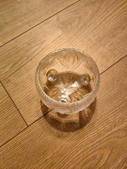 Kryształowa misa PRL nieduża
