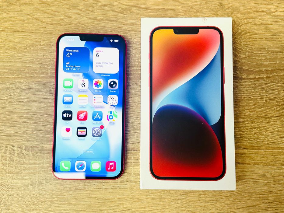 Smartfon Apple iPhone 14 Plus 6 GB / 128 GB 5G Czerwony Stan Igła!