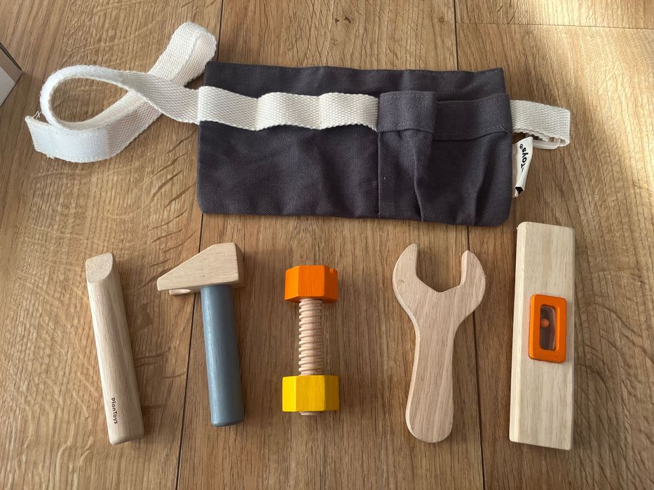 Cinto de ferramentas em madeira Plan Toys