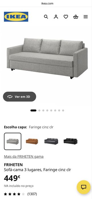 Sofá cama 215 Euros