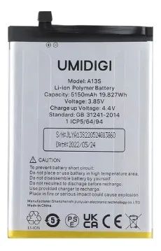 Bateria Smartphone UMIDIGI A13 /F3