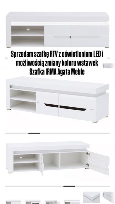 Szafka RTV IRMA Agata meble