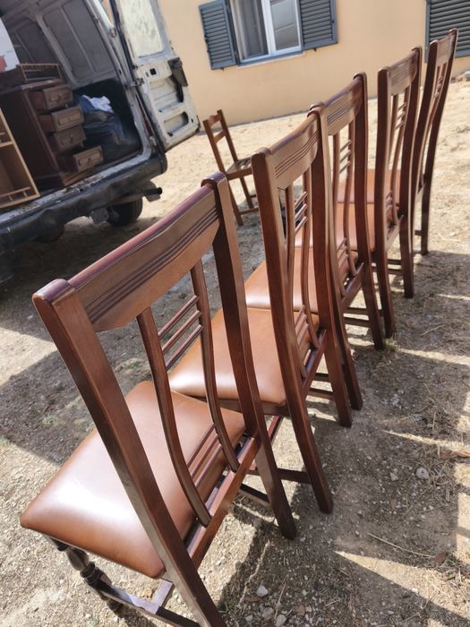 Cadeiras de Madeira 5 unidades