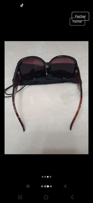 Oculos de sol castanho