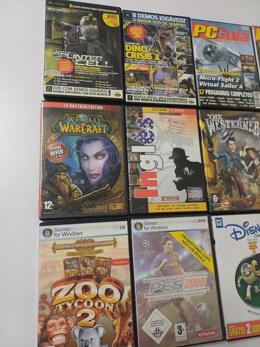 Jogos para PC DVD-ROM 12 unidades