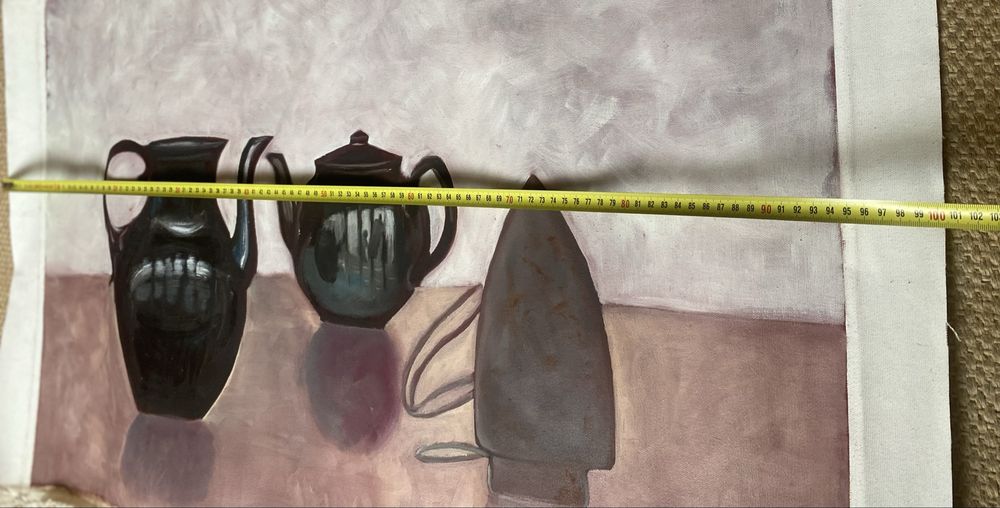 Pintura a óleo em tela assinada,novo