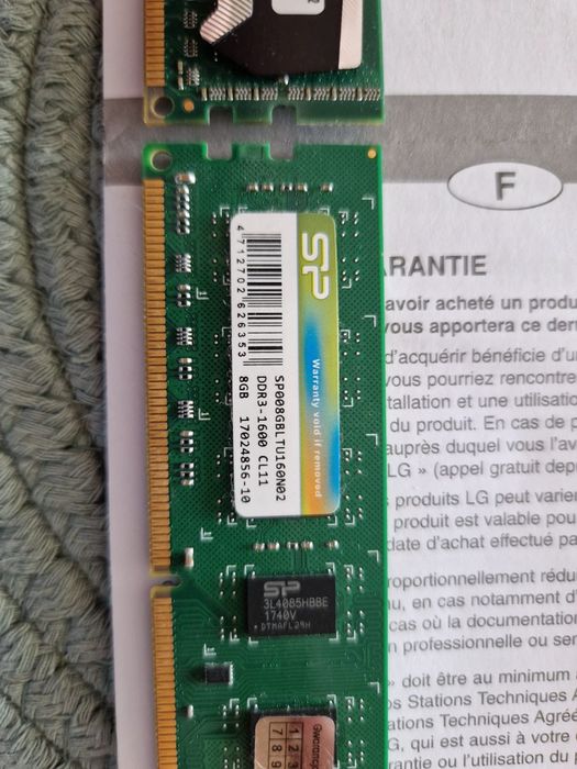 Zestaw pamięci RAM DDR3 – 2x4GB GoodRam + 8GB + 8GB + 4GB