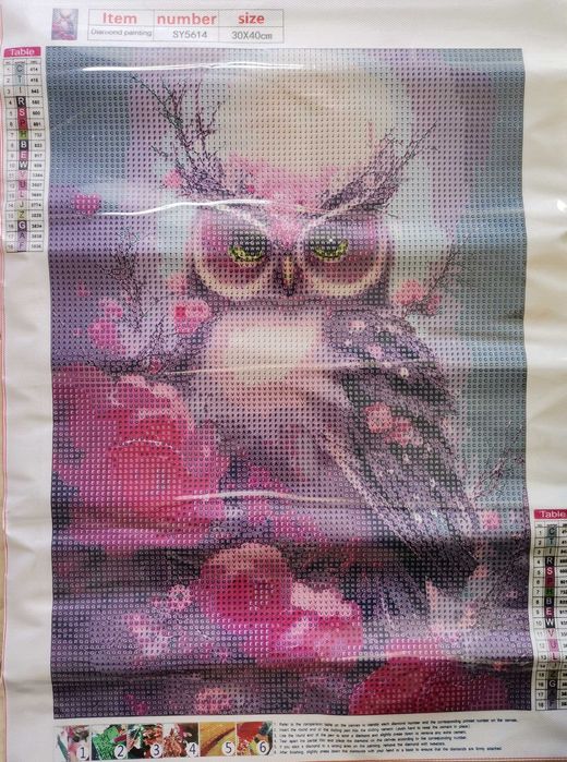 Telas em Diamond Painting para fazer, várias, ver fotos