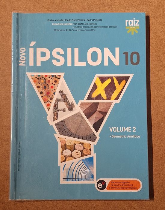 Manuais de Matemática Ípsilon 10°Ano