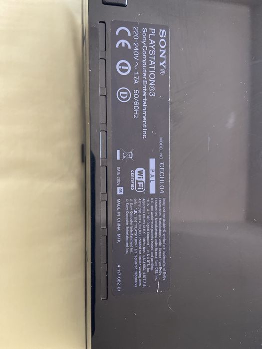 PlayStation 3 (товста) CECHL04 — PAL