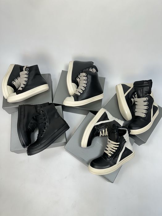 Rick Owens Ramones Geobasket Jumbo High Low Mega Double Opium кеды 43