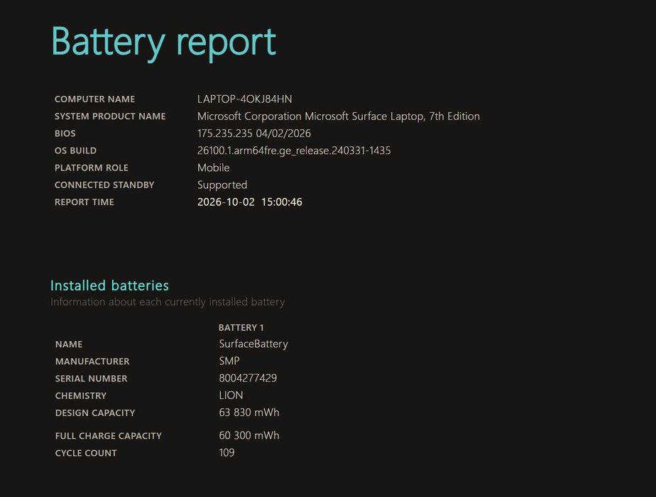 Microsoft Surface Laptop 7 - 15 (Snapdragon X Elite / 16GB / SSD 1TB)