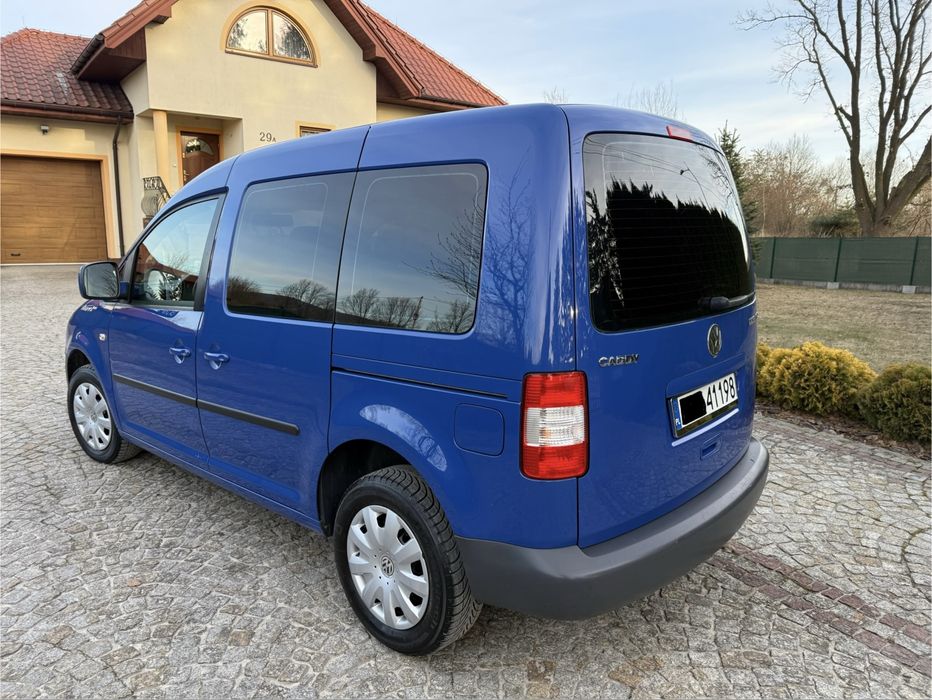 Volkswagen Caddy LIFE 1.9TDI 105Koni 2008Rok *Oryginalny Lakier* 1Wł