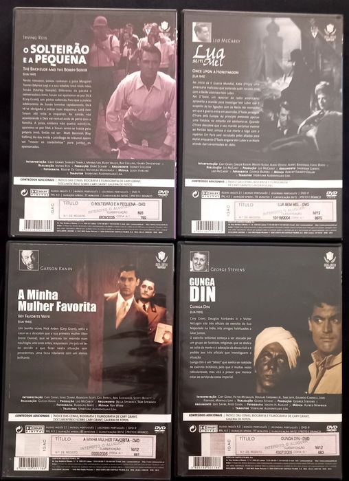 Pack DVDs Cary Grant