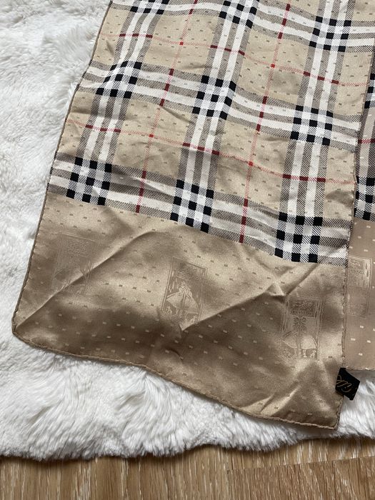 Оригінальний шовковий шарф платок Burberry Nova Check