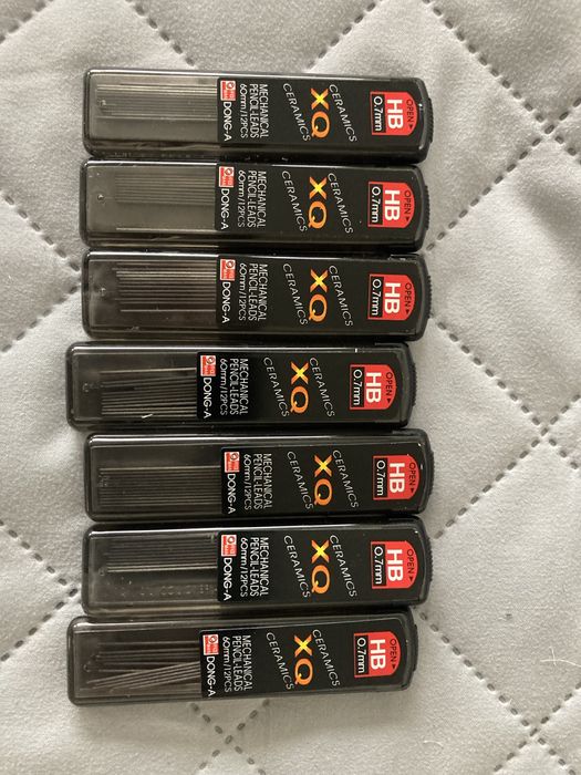 Minas para lapiseira HB 0.7mm