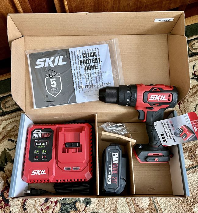 Ударний безщітковий шуруповерт SKIL HD529402 PWR Core 20, 2Ah батарея