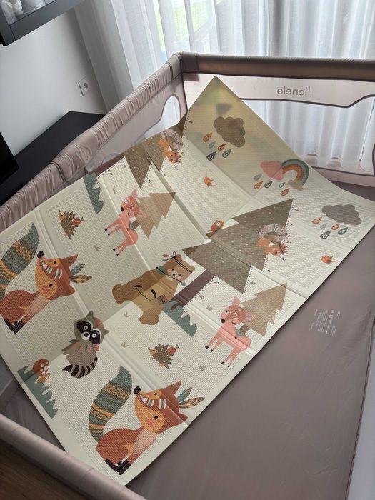 Parque infantil Lionelo Willow – Bege + Tapete SUPERBE BEBE