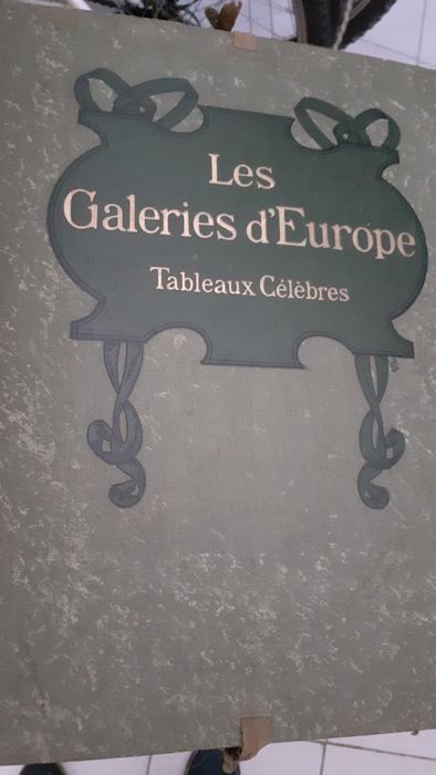 Les Galeries d'Europe Tableaux célèbres