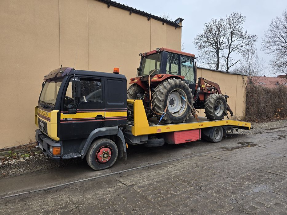 Man 10.163 laweta pomoc drogowa