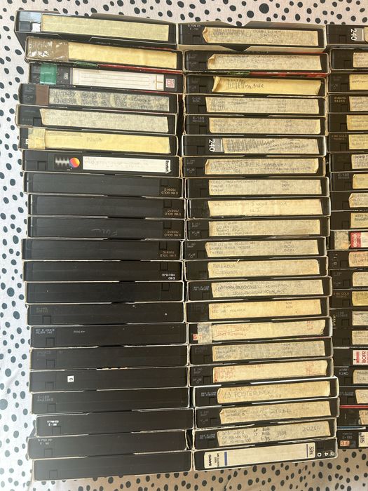 Kasety VHS 63 sztuki