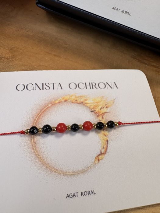 Bransoletka intencyjna „Ognista ochrona”